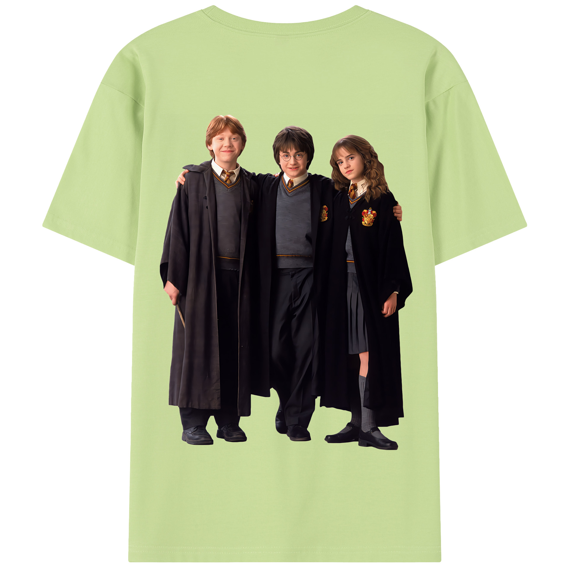 （画像用） Harry Potter ハリー・ポッターシリーズ 綿100％半袖Tシャツ（背面プリント）